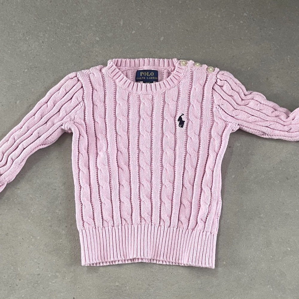 Ralph Lauren Cable Knit Sweater - Size 4T